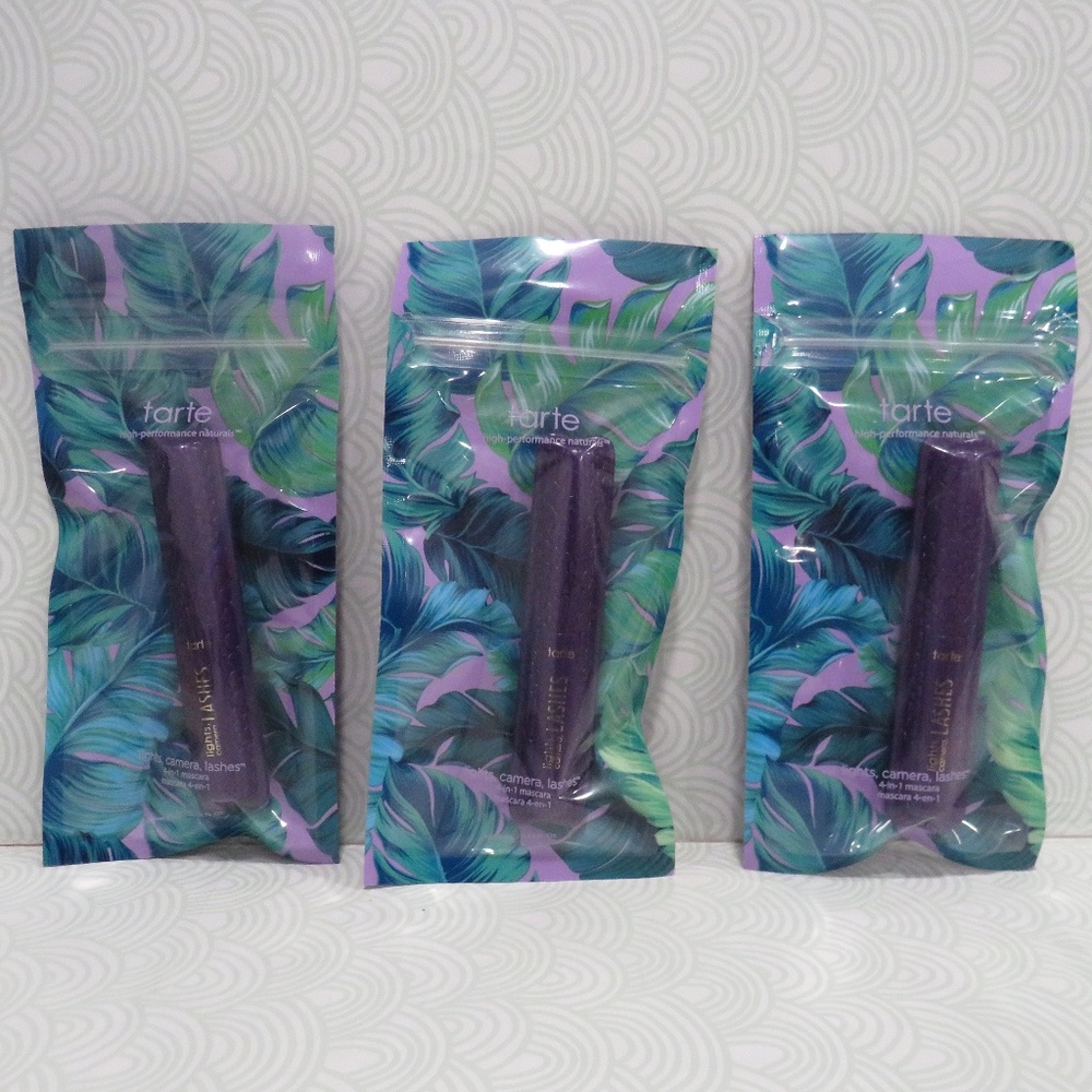 TARTE💥LIGHTS, CAMERA, LASHES 4 IN 1 MSCARA - LOT OF 3💥